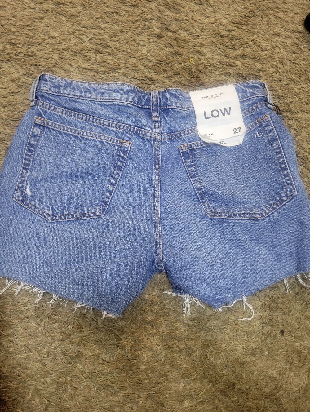 NWT Rag & Bone dre low rise short denim shorts size 27 - Picture 3 of 5